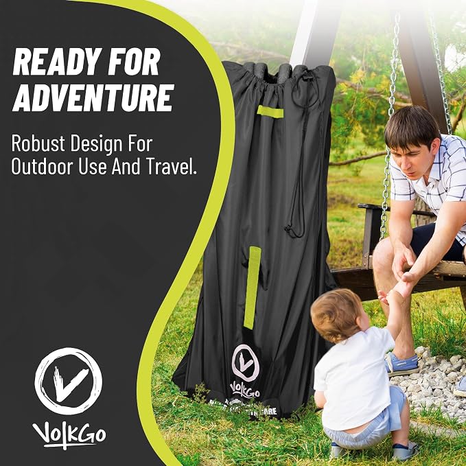 Super Extra Large Stroller Bag for Airplane with Padded Backpack Shoulder Straps, Double Stroller Cover for Air Travel, Jogger & Carrier - Fits All, Gate Check Bag, Waterproof Travel Cover. - Image 7