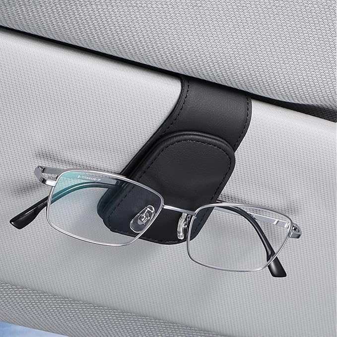 Car Seat Gap Filler, Seat Gap Organizer with Phone Holder, Car Seat Accessories, Car Organizer Fit Car SUV Truck, 2PCS Seat Gap Filler and 1 Pack Sunglass Holder Black - Image 2