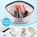 Gifts for Beaver Lovers Makeup Bag Beavers Theme Gift for Animal Lovers Holiday Appreciation Gifts for Women Travel Pouch Christmas Birthday Gift for Beaver Fans Women Friends Cosmetic Bag with Zipper - Image 5