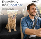 evori Dog Guard, Waterproof Dog Car Seat Cover with Mesh Barrier, Hammock | Nonslip back seat protector with mesh divider for cars, trucks and SUVs, scratchproof dog blanket, adjustable straps - Image 8
