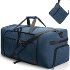 80L EXTRA LARGE Duffle Bag for Travel, 26" Foldable Travel Duffel Bag with Shoe Compartment for Men Women, Waterproof & Tear Resistant (Dark Blue, EXTRA LARGE, 80L) by Urtala