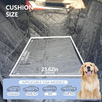Dog Car Seat Cover for Pets Waterproof Seat Cover Hammock Scratch Proof | Nonslip Back Seat Pet Bed Mat for Travel Durable Soft Back Seat Covers for Cars Trucks and SUVs ( 23.5 x 51 inch) - Image 5