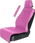 Gear Pink Premium Universal Fit Waterproof Stain Resistant Car Seat Cover Neoprene Non-Slip Bucket Seat Dog Sweat Proof Protector Save Your Leather Cloth Seats Automotive Van Truck SUV Sedan by Gorla