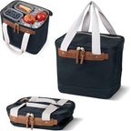 CleverMade Malibu Luxe Collapsible Cooler, 18 Can (25 lbs) - Leeward Navy | Keep Drinks Cold Without Hard-Cooler Bulk | Layered Insulation, Leak-Resistant Liner, and Adjustable Strap Simplify Travel by CleverMade