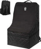 Extra Padded Car Seat Travel Bag for Airplane, Heavy Duty Car Seat Bags for Air Travel Large Durable Carseat Carrier Bag, Airport Gate Check Bag with Padded Shoulder Strap by VVOLKGO