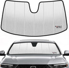 2023-2026 Accord Windshield Sun Shade Compatible for 2023-2026 Honda Accord Silver Reflective Foldable Front Sun Visor Sunshade Protector with Storage Bag Keep Interior Cool by BasaltAuto