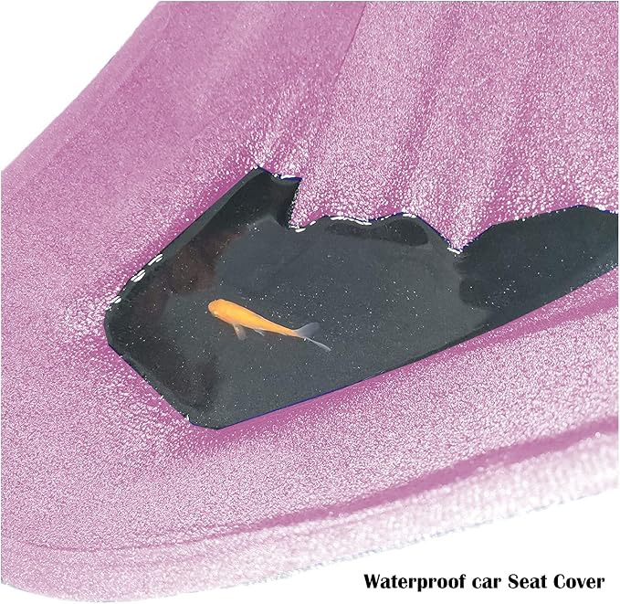 Car Seat Cover Protector Front Seats,for Gym Workout,Running,Swimming,Beach and Hiking,Waterproof Sweat Towel Bucket Seat Covers for Cars SUV Trucks (Pink, 1Pcs) - Image 3