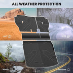 LASFIT Cargo Liner for Honda CR-V 2023-2026 (Gasoline & Hybrid & e:FCEV) | All Weather Custom Fit Anti-Slip Pet Friendly Easy Clean TPE Trunk Mat with Backrest Mat (Upper Position) - Image 8