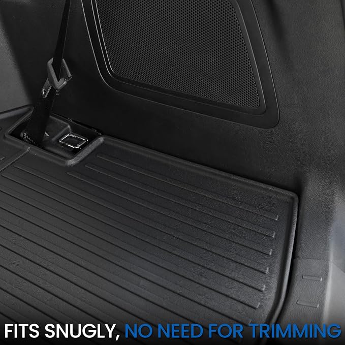 Cargo Mat for Ford Explorer 2015-2019 Accessories | All Weather TPE Cargo Liner, Non Slip & Odorless & Scratch Proof Trunk Mat, Quick Clean - Image 2