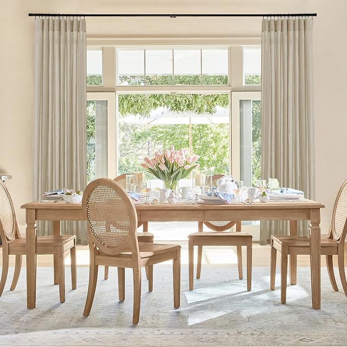 RYB HOME Linen Sheer Curtains 2 Panels for Living Room, Semi Transparent Privacy Drapes with Rod Pocket Farmhouse Style Window Treatments for Bedroom, Taupe, 38" W x 63" L - Image 8