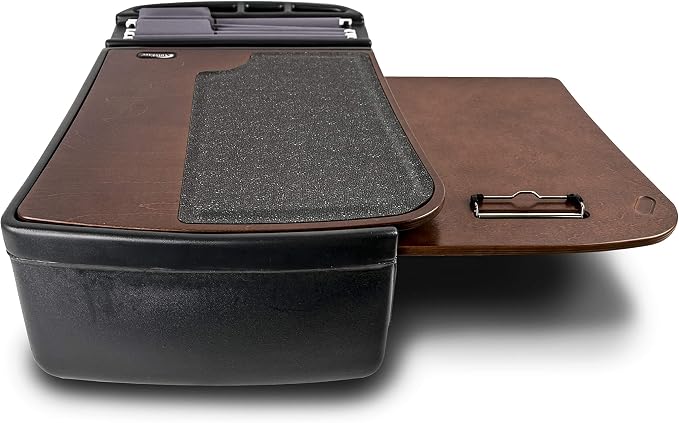 AutoExec GripMaster Car Desk for Your Vehicle Workstation and Mobile Office, Mahogany with 400 watt Power Inverter - Image 9