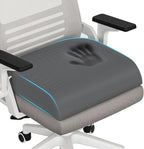 TranquilRelax Memory Foam Seat Cushion for Office Chair, 3-Inch, Gray | Medium-firm Support for Long Sitting, Washable Mesh Cover, Non-slip Base, Perfect for Car Seats & Short Drivers by Unknown