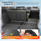 powoq Cargo Mat & Backrest Mat Compatible with 2018-2024 Chevrolet Equinox | TPE All Weather Protection Replacement for 2018-2024 Chevy Equinox GMC Terrain Accessories (Trunk Mat+Backrest Mats) - Image 2