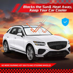 ARISMOTOR Windshield Sun Shade for Genesis GV70 2022-2025 2026 | Custom Fit, Foldable, Front Window Sunshade Sun Visor Protector, Block UV Rays, Keep Car Cooler - Image 7