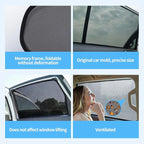 2PCS Rear Side Window Sun Shades for 2023-2026 Honda CRV | Breathable Mesh UV & Heat Blocking Privacy Rear Side Window Covers, Ideal for Baby, Travel and Camping Accessories - Image 6