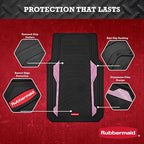 Rubbermaid Car Floor Mat, Heavy Duty All-Weather Car Mats Full Set with Dual-Tone Pink Aluminum Inserts – Universal Fit, Anti-Slip Backing, Trim-to-Fit for Most SUV, Sedan, Van - Image 3