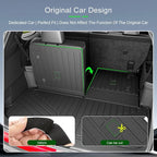 xipoqix Cargo Mat Compatible with 2024-2026 Lexus TX 350 500H 550H+ | Backrest Mat Cargo Liner Back Seat Protector Replacement for 2024-2026 Lexus TX Accessories (Trunk Mat with Backrest Mat) - Image 2