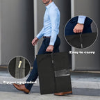 Dress Bags for Gowns Long, 60'' Garment Bags for Hanging Clothes, Suit Bag Cover for Storage and Travel, 2 Pack (Black) - Image 4