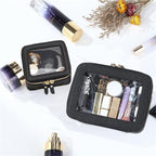 Clear Makeup Bag with Mini Cosmetic Bags,Travel Toiletry Bag for Women,Portable Cosmetic Bag Case, Transparent Waterproof Cosmetic Organizer Storage Bag for Women Men - Image 3