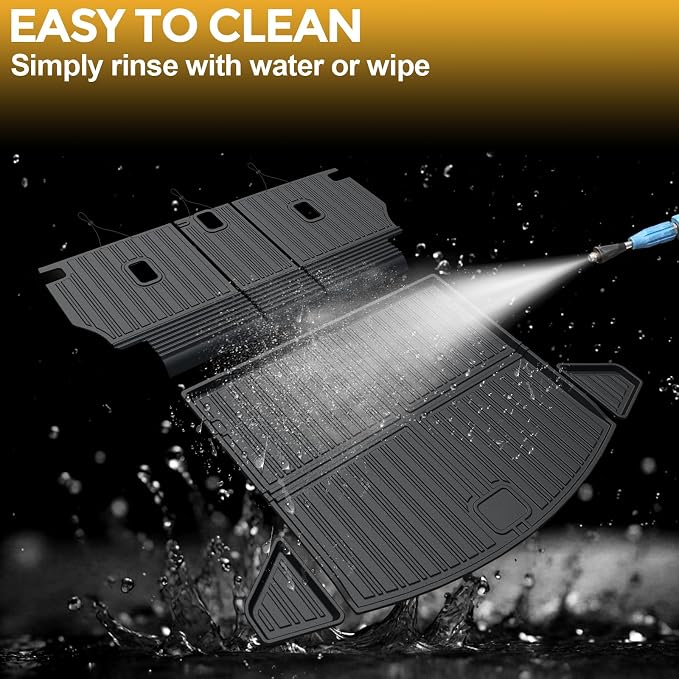 Cargo Mat for 2017-2025 Mazda CX-5 Accessories | Full-Coverage Cargo & Backrest Protection, Odorless TPE, All-Weather Protection, Folds with Rear Seats, 3D Custom Fit - Image 9