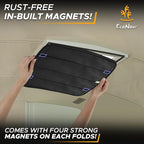 Econour RV Skylight Window Shade RV Sunroof Shade Cover for Camper Trailers | Foldable Magnetic Sunshade for Harmful UV Rays and Heat | 3-Layered Reflective and Waterproof Material (16.25"x16.25") - Image 5