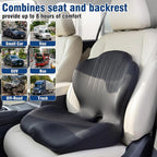 Car Seat Cushion Office Chair Cushion with Lumbar Support Pillow | Ergonomic Seat Cushion for Relieve Sciatica & Tailbone Pain, Ideal for Car Driving Truck Office Chairs Wheelchairs Home Use - Image 2