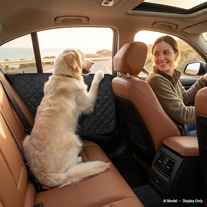 2 Pack Dog Car Door Protector, Scratch Guard for Cars & Compact SUVs | Thick, rugged Oxford fabric. Waterproof & scratch-resistant. Tool-free install, easy wipe-clean & machine washable - Image 6