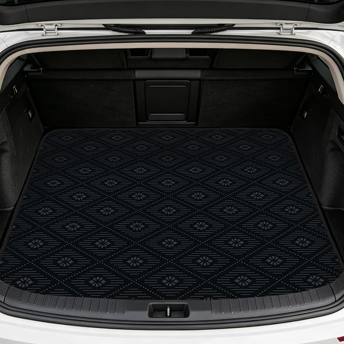 Universal Car Trunk Mat 29" x 39",Multicolor Floral,Butterfly Etc,Anti-Slip Easy to Clean, Trunk Protective Mat, Sporty Vehicle Interior Accessories Suitable for Most Car Models. - Image 6