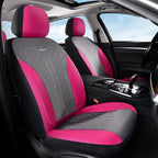 Coverado Car Seat Covers Full Set, Leather Seat Covers, Rose Automotive Protectors 5-Seat, Luxury Universal Fit Seat Covers for SUV, Truck, Sedan and Most Vehicles All-Weather - Image 2