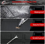 Cargo Mat & Backrest Mats for 2023 2024 2025 2026 Mazda CX50 | Trunk Mat Trunk Liner Cargo Liner TPE All Weather Back Seat Cover Protector 2024 CX-50 Accessories - Image 6