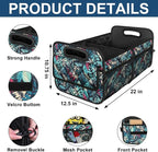 Deosk Car Trunk Organizer for SUV, Car Organizers and Storage with Reinforced Handles, Car Accessories for Women/Men 50L Waterproof Polyester Trunk Organizer(Medium, Leaves) - Image 3