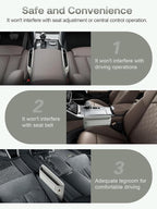 Universal Fit Premium Leather Car Seat Gap Filler Organizer, Center Console Organizer with Card Slots, Clever Gifts for Car SUV Truck Owners (Beige, 2 Pack) - Image 9