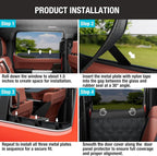 Surfcabin Dog Car Door Protector: 20% Larger Design for Trucks & Large SUVs | Thickened Waterproof Fabric, 2 Packs Full Door Panel Covers, Protects Doors from Dog Scratching - Image 6