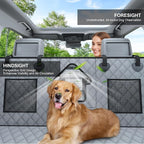 Dog Car Seat Cover for Back Seat - Waterproof Pet Hammock with Embedded Insert Door Protectors (XLarge for Crew Cab Truck with Fold‑Up Seat) - Image 2