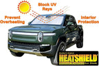 HeatShield, The Original Windshield Sun Shade, Custom-Fit for Toyota 4Runner SUV w/Rear View Mirror Cutout 1996, 1997, 1998, 1999, 2000, 2001, 2002 Gold Series - Image 3