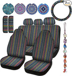 Frienda 14 Pcs Baja Saddle Blanket Car Seat Covers Full Set,Stylish Style by Frienda