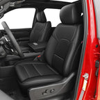 AOMSAZTO Custom Fit Seat Covers for Dodge RAM 1500 2019-2026 Truck Full Set | Crew Cab Only, Pickup Truck Seat Covers, Premium Faux Leather, Perfect Fit, Breathable, Water Resistant,Airbag Compatible by AOMSAZTO
