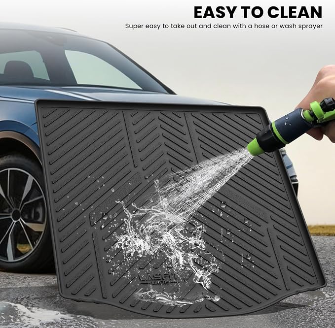 LASFIT Cargo Mat for Ford Focus 2012-2018 Fit Sedan,Not Fit Hatchback | Trunk Liner Cargo Mat(Gas Models Only, No Subwoofer)Fit All Weather,Waterproof Heavy Duty Rear Trunk Protector for Cargo Area - Image 6