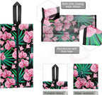 BeeGreen Shoe Bags 6 Pack Flower Design for Travel with Handle as Packing Organizers for Suitcase and Luggage | Portable Nylon Storage Accessories for Vacations, Essential Gifts for Women and Men​ - Image 3