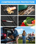 Powerty Trunk Mat for Mercedes-Benz GLC 2023-2026, All Weather TPE Cargo Mat Liner for GLC Rear Trunk - Image 5