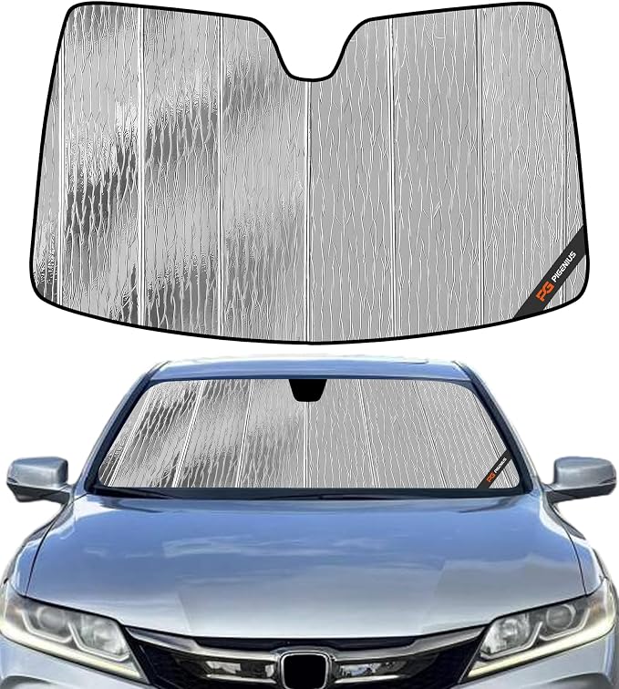 Pigenius Windshield Sunshade for Honda Accord Coupe 2013-2017 Without Automatic High Beams - AstraGuard by Pigenius