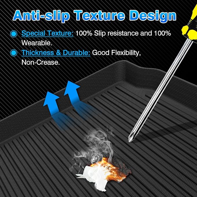 4Runner Cargo Liner - Trunk Mat for Toyota 4Runner 2025 2026 (Only fit for Gas 5 Seater) (Not for Hybrid EV & i-Force MAX), All Weather Cargo Mat for 4Runner Accessories,Car Accessories - Image 4
