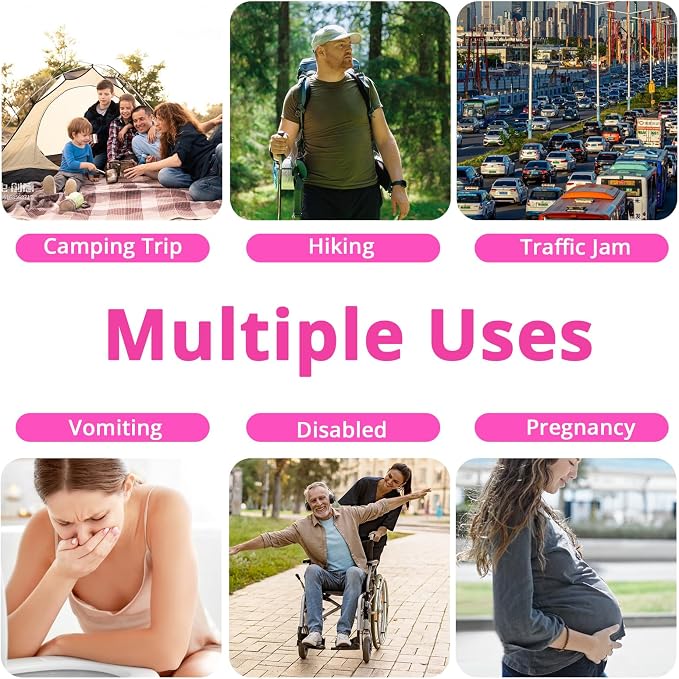 Disposable Urine Bag for Travel - 900ML Portable Pee Bags for Women Men 8/12/20/24/28 PCS Emergency Vomit Bags Urinal Toilet for Car Camping, Road Trip,Traffic Jam, Pregnant, Kid, Patient - Image 7