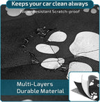 Veckle SUV Cargo Liner for Dogs - Trunk Cover with Bumper Flap Protector | Waterproof Pet Cargo Cover with Side Flaps, Dog Car Seat Cover with Non-Slip Trunk Mat, Prevents Scratches Pet Hair Mud Dirt - Image 4