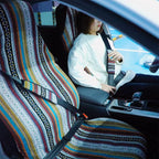 Frienda 14 Pcs Baja Saddle Blanket Car Seat Covers Full Set,Stripe Style - Image 4