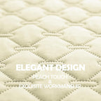 gogobunny 100% Double-Sided Waterproof Dog Bed Cover Pet Blanket Sofa Couch Furniture Protector for Puppy Large Dog Cat, Reversible (30x30 Inch (Pack of 1), Dark Cream/Light Cream) - Image 4