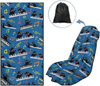 Horeset Piano Cat Car Towel Seat Cover Easy to Install Car Seat Cover Front Seats Only Soft Interior Accessories Sports Towel Seat Protection for SUV Trucks Cars Sedan Van - Image 5