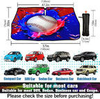 Socira Baseball Car Windshield Sunshade Umbrella Foldable Visor Umbrella | Sun Shade Cover Sunshade Front Window Cover Car Accessories Blocks Uv Rays (57" X 30") - Image 3