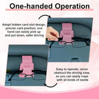 BFXM 2Pcs Sunglass Holder for Car Visor | Sunglasses Visor Clip for Car, Trucks, SUVs (Pink) - Image 5