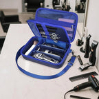 Barber Case for Hair Clippers, for Wahl, for Ufree and for Andis, Case Only | Trimmer Tools Storage Organizer, Easy-Clean PU Interior, for Barbers/Stylists/Pet Groomers, Travel/Home/Salon Use, Blue - Image 8